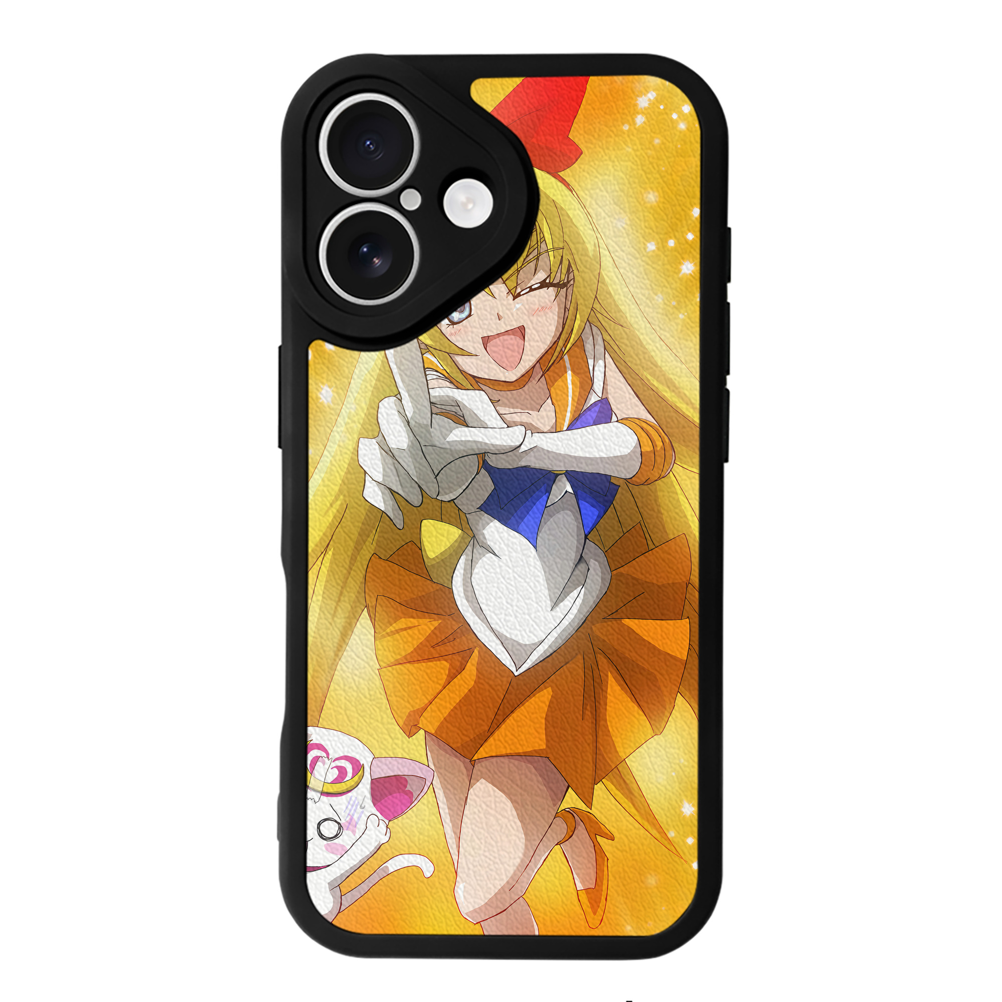 （画像用） 美少女戦士セーラームーン Sailor Moon 【iPhone 16シリーズ対応】シリコンスマホケース（レザー調） 材質：シリコン